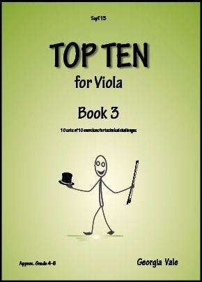 Vale: Top Ten Book 3 for Viola (Grade 4 - 6) published by Hey Presto