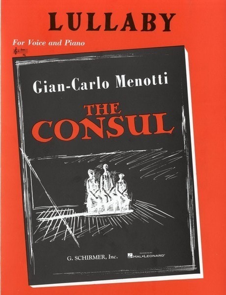 Menotti: Lullaby (The Consul) in F published by Schirmer