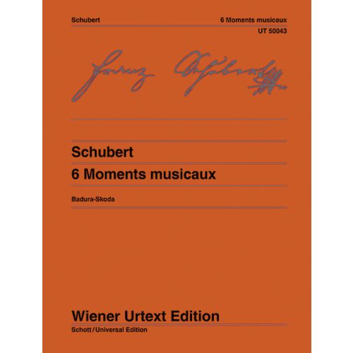 Schubert: Moments Musicaux Op.94 for piano published by Wiener