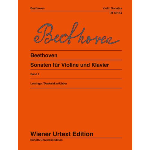 Beethoven: Sonatas Volume 1 for Violin published by Wiener Urtext