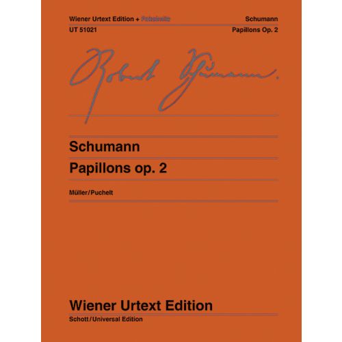 Schumann: Papillons Opus 2 for Piano published by Wiener