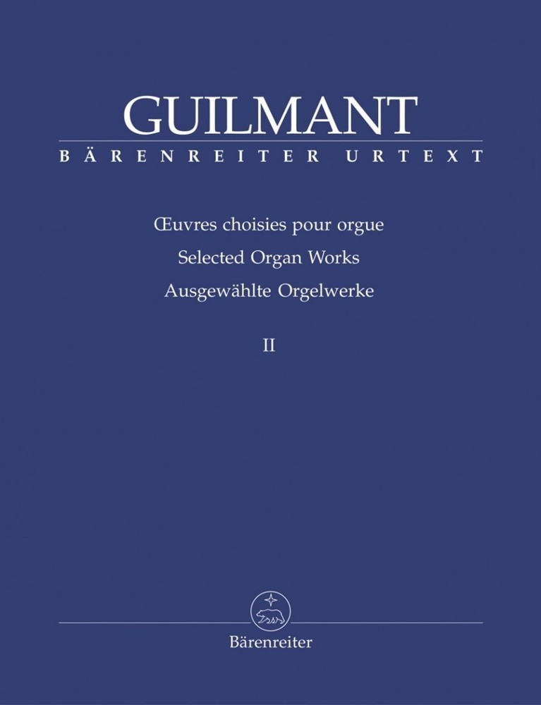 Guilmant: Selected Organ Works Vol 2 published by Barenreiter