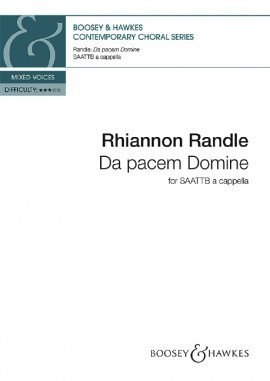 Randle: Da pacem Domine SAATTB published by Boosey & Hawkes