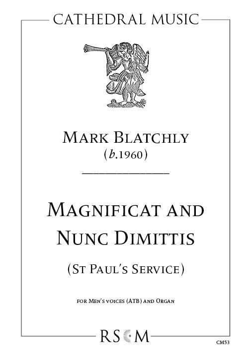 Blatchly: Magnificat & Nunc Dimittis (St Paul's Service) ATB published by Cathedral Music