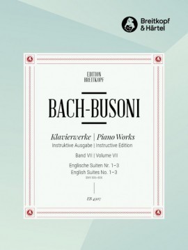 Bach: Piano Works VII published by Breitkopf