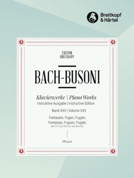 Bach: Piano Works XXII published by Breitkopf