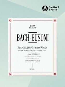 Bach: Piano Works I/4 published by Breitkopf