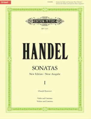 Handel: Sonatas Volume 1 for Violin and Bass Continuo published by Peters Edition