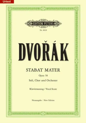 Dvorak: Stabat Mater published by Peters - Vocal Score