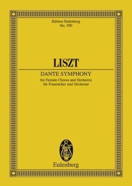 Liszt: Dante Symphony (Study Score) published by Eulenburg