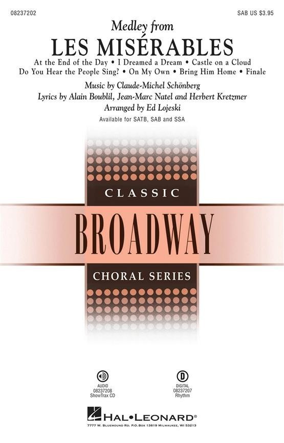 Schonberg: Les Miserables Choral Medley SAB published by Hal Leonard