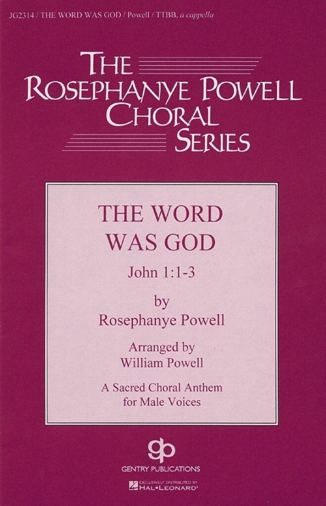 Powell: The Word Was God TTBB published by Hal Leonard