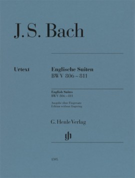 Bach: English Suites Complete (BWV 806-811) for Piano published by Henle (without fingering)