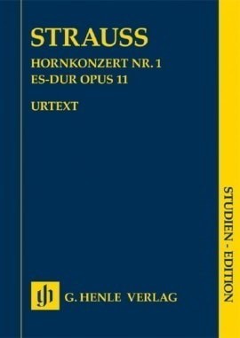 Strauss: Horn Concerto No.1 Opus 11 (Study Score) published by Henle