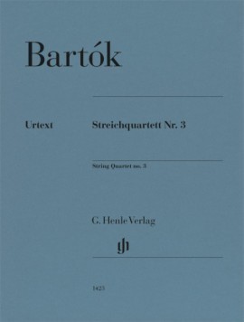 Bartok: String Quartet No 3 published by Henle