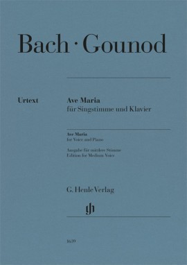 Bach/Gounod: Ave Maria for Medium Voice published by Henle