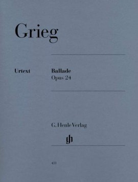 Grieg: Ballade Opus 24 for Piano published by Henle