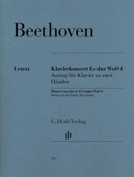 Beethoven: Concerto WoO 4 for Solo Piano published by Henle