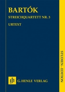 Bartok: String Quartet No 3 (Study Score) published by Henle