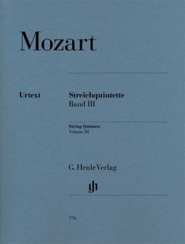 Mozart: String Quintets Volume 3 published by Henle