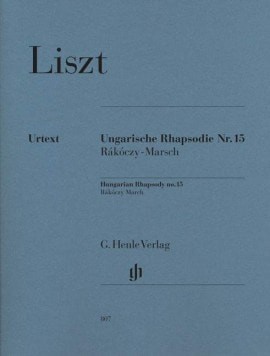 Liszt: Hungarian Rhapsody Number 15 for Piano published by Henle