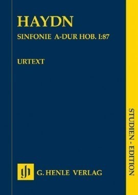 Haydn: Symphony in A Major Hob. I: 87 (Study Score) published by Henle