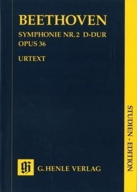 Beethoven: Symphony No. 2 D major Opus 36 (Study Score) published by Henle