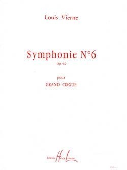 Vierne: Symphonie No 6 Opus 59 for Organ published by Lemoine