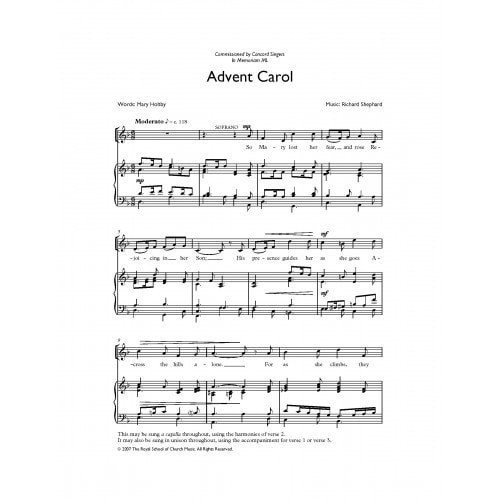 Shephard: Advent Carol SATB published by RSCM