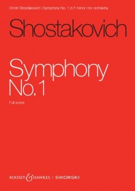 Shostakovich: Symphony No.1 In F minor Op.10 (Study Score) published by Sikorski / Boosey & Hawkes