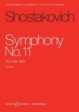 Shostakovich: Symphony No.11 In G minor Op.103 (Study Score) published by Sikorski / Boosey & Hawkes