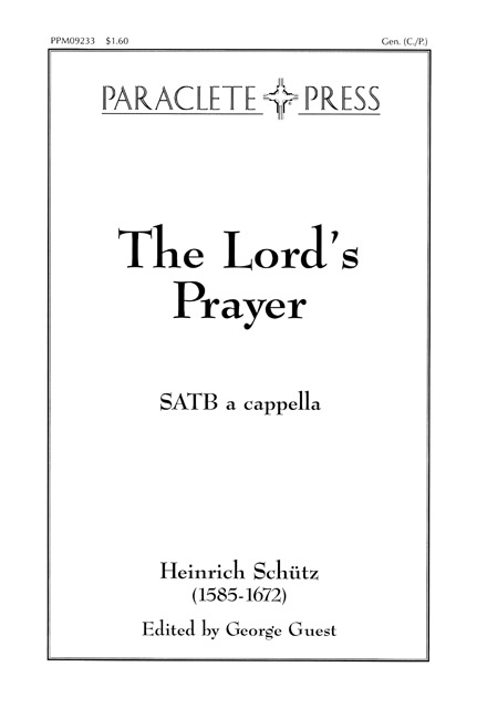 Schutz: The Lord's Prayer SATB published by Paraclete