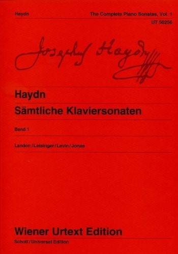 Haydn: Piano Sonatas Volume 1 published by Wiener Urtext