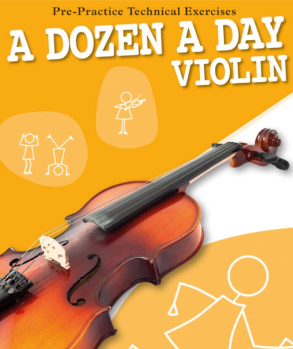 A Dozen A Day - Violin published by Willis (Book & Online Audio)