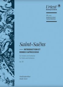 Saint Saens: Introduction et Rondo capriccioso Opus 28 (Study Score) published by Breitkopf