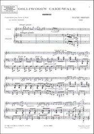 Debussy: Golliwogg's Cake-Walk for Violin published by Durand